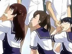 Attractive Anime Women Performing Oral Sex
