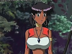 African American Attractive Physique With Large Breasts In Anime Porn Video On Drtuber