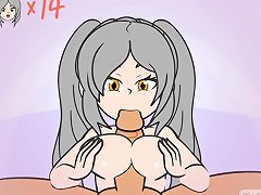 Robin Receives Intense Titfucking From Peachypop34